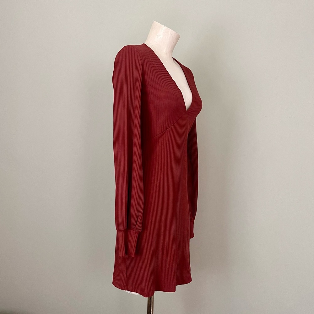 Aritzia rib knit mini dress